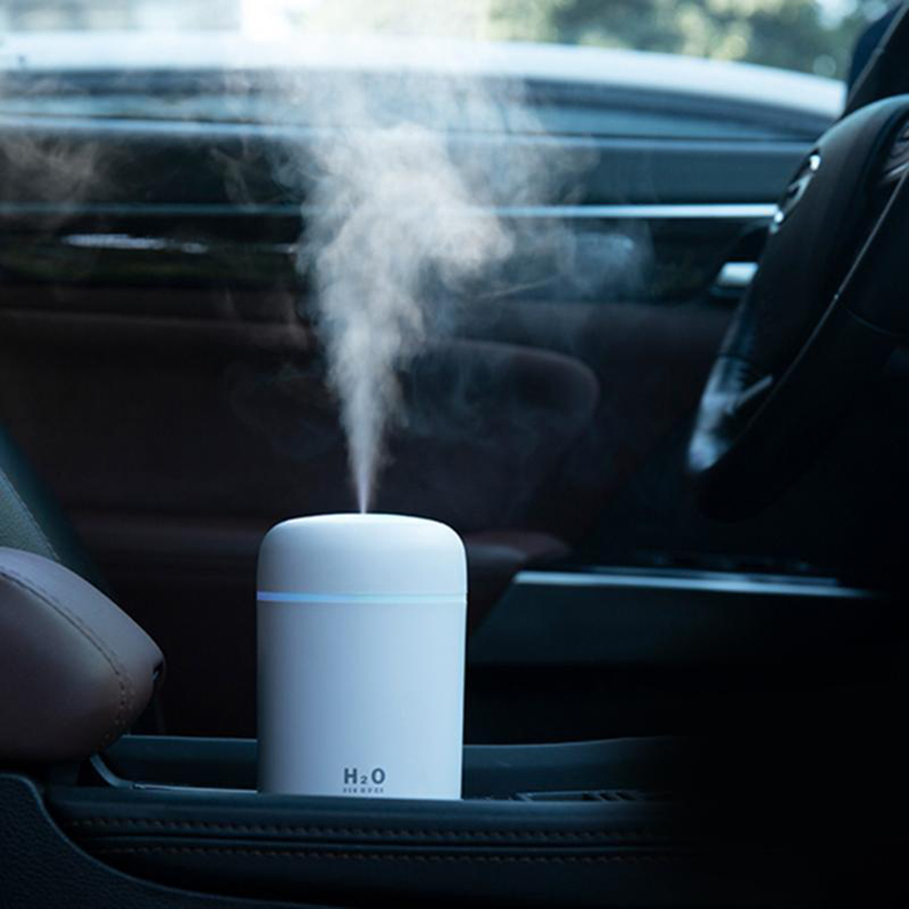 Mini USB Air Humidifier & Aroma Oil Diffuser, 300ml